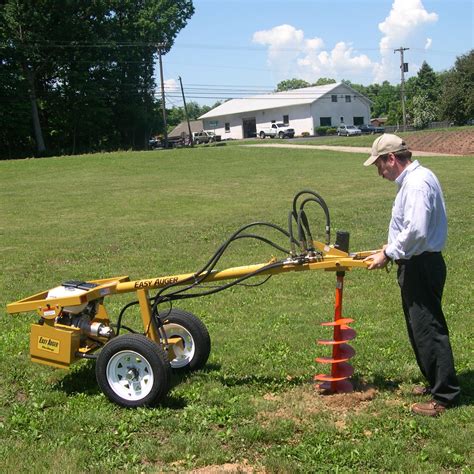 post hole auger for drill